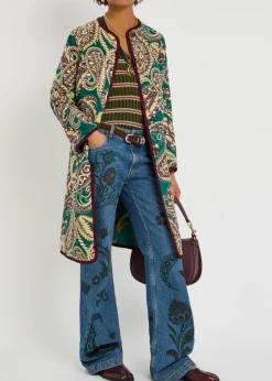 Reversible jacquard jacket