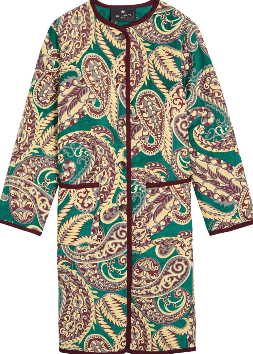 Reversible jacquard jacket