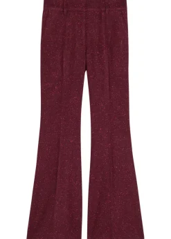 Rhein speckled wool-blend trousers