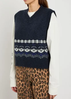Rhona Fair Isle wool vest