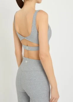 Rhythm cut-out back stretch-jersey bra