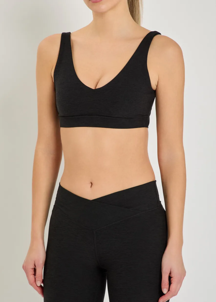 Rhythm stretch-jersey sports bra