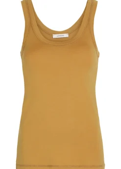 Ribbed cotton tank top