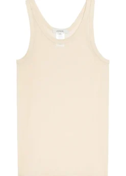 Ribbed fine-knit top