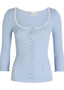 Ribbed-knit cotton cardigan