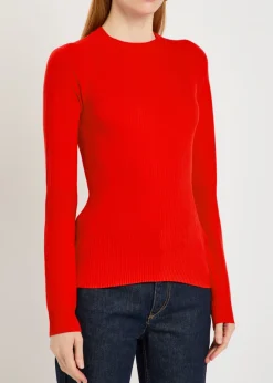Ribbed knit top