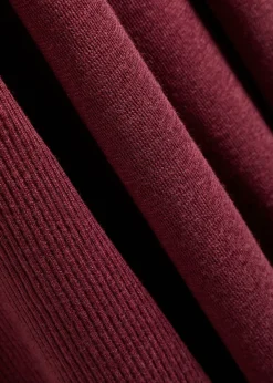 Ribbed merino wool maxi dress