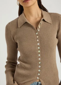 Ribbed stretch-cotton shirt