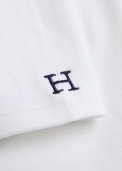 Ribbed stretch-cotton T-shirt