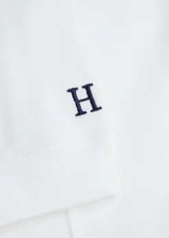 Ribbed stretch-cotton T-shirt