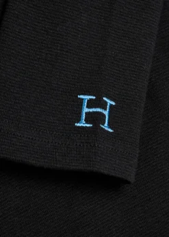 Ribbed stretch-cotton T-shirt