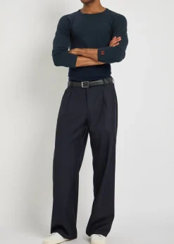 Ribbed stretch-cotton T-shirt