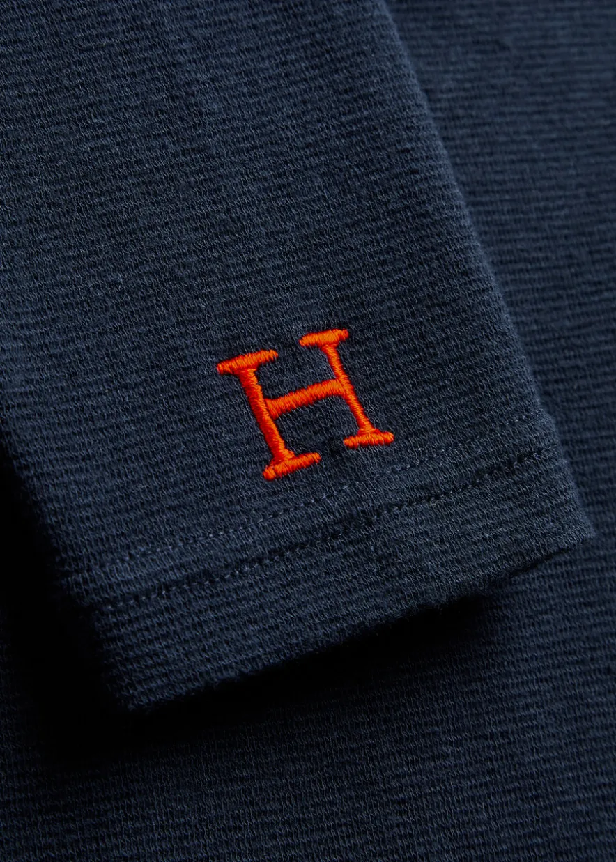 Ribbed stretch-cotton T-shirt