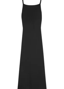 Ribbed stretch-knit maxi dress