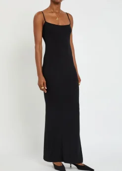 Ribbed stretch-modal maxi dress
