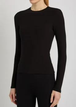 365 ribbed stretch-modal top