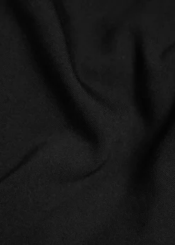 Ribbed stretch-silk knit top