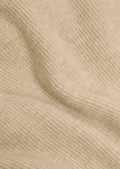 Ribbed wool and cashmere-blend jumper