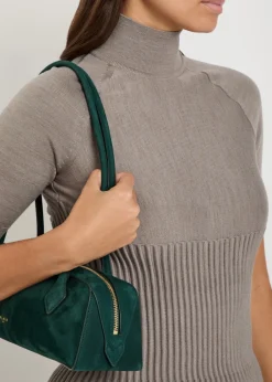 Ribbed wool-blend top