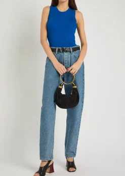 Ribbed wool tank top