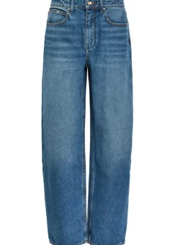 Rider straight-leg denim jeans