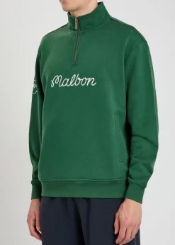 Ridge logo hooded stretch-shell anorak jacket