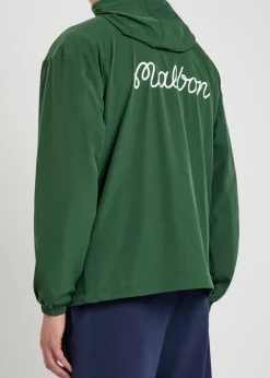 Ridge logo hooded stretch-shell anorak jacket
