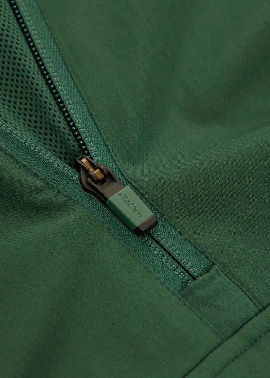 Ridge logo hooded stretch-shell anorak jacket