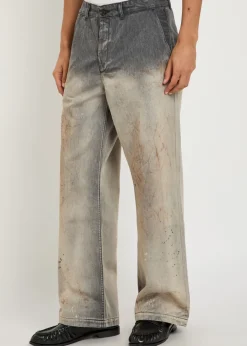 Rig Chino dirt-effect straight-leg jeans