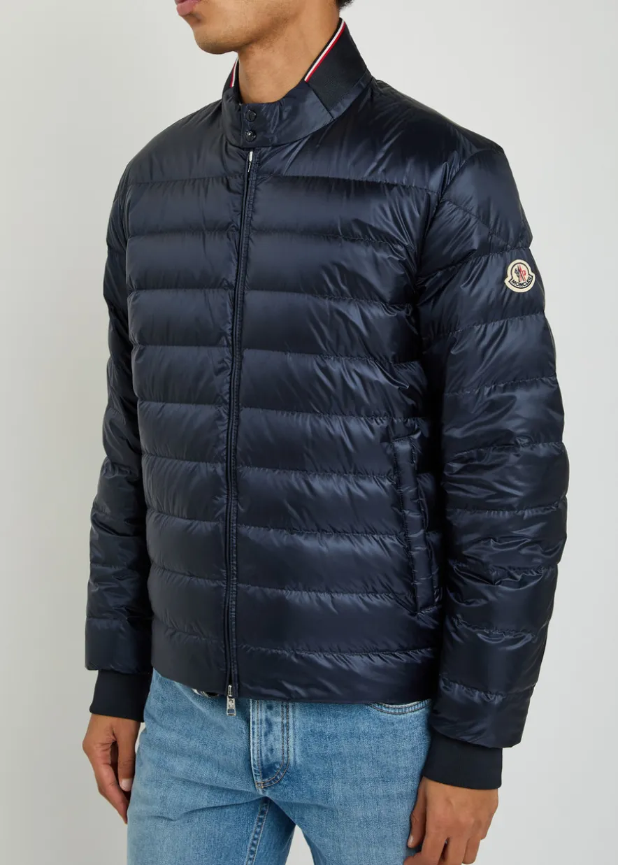 Rigel Biker quilted nylon jacket
