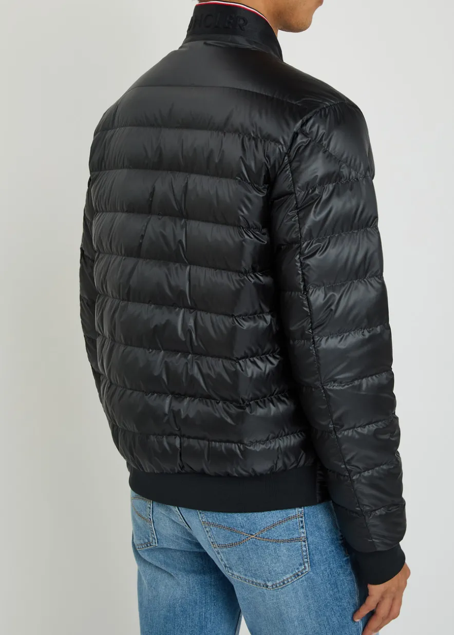 Rigel Biker quilted shell jacket