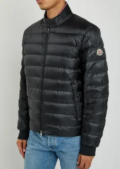 Rigel Biker quilted shell jacket