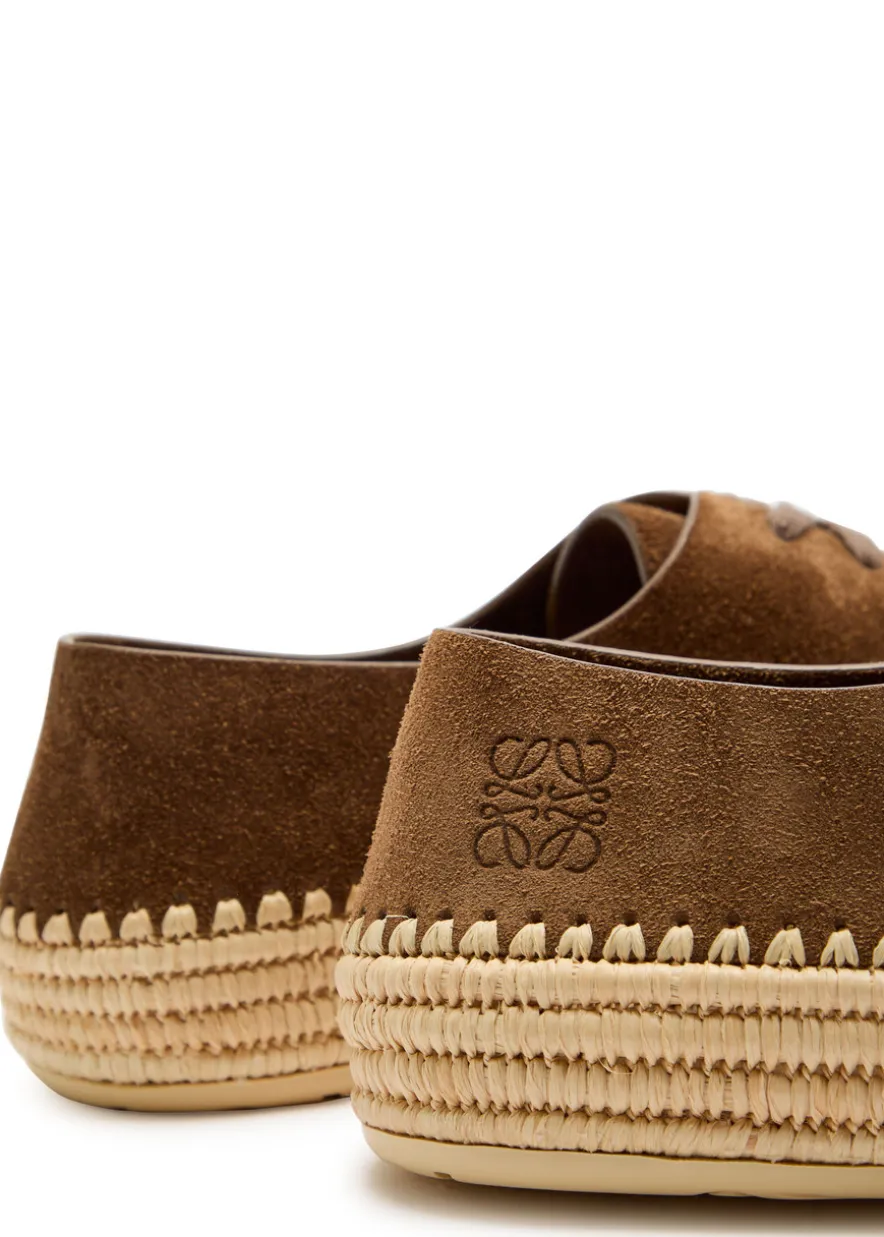 Rio espadrille brushed suede sneakers
