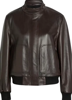 Rios leather bomber jacket