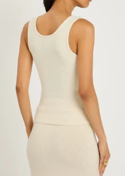 Riri knitted bouclé tank