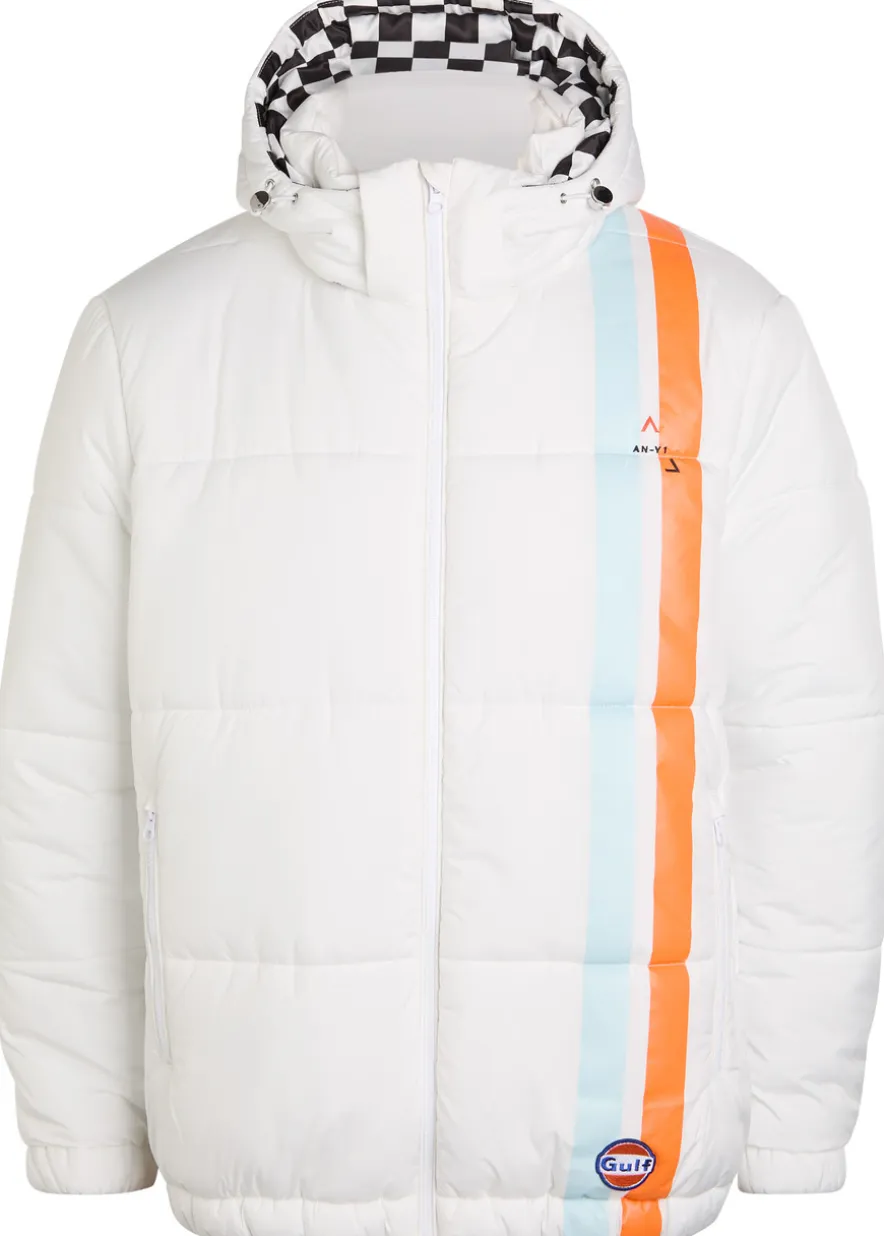 Riski padded hooded shell jacket