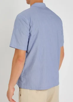 Road fine-striped cotton shirt