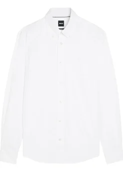 Roan logo-embroidered cotton-poplin shirt