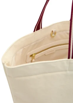 Robinson embroidered canvas tote bag