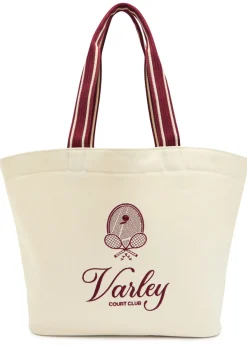 Robinson embroidered canvas tote bag