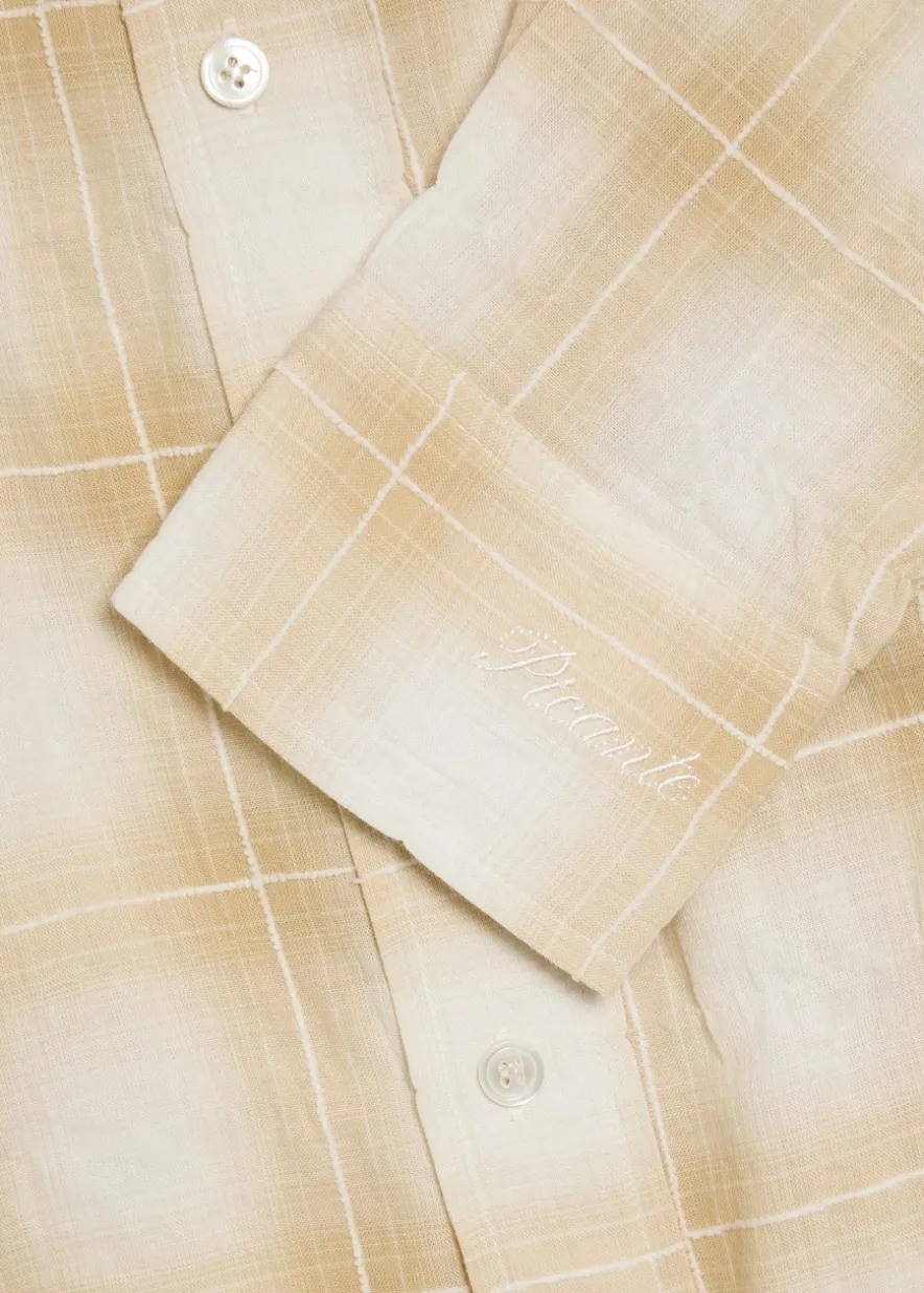 Rocco checked crinkled cotton-blend overshirt