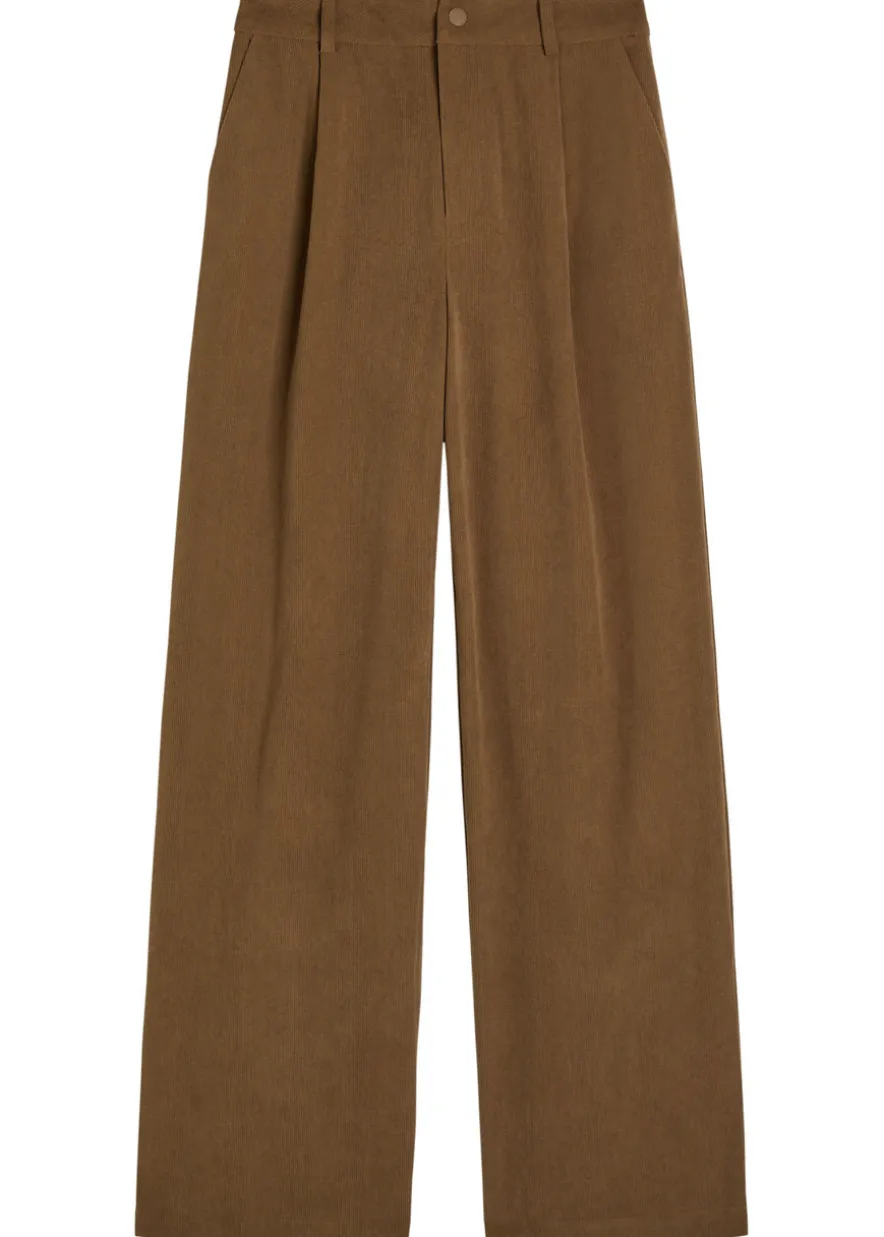 Rocio wide-leg corduroy trousers