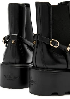 Rockstud Beatle leather ankle boot