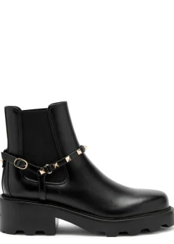 Rockstud Beatle leather ankle boot