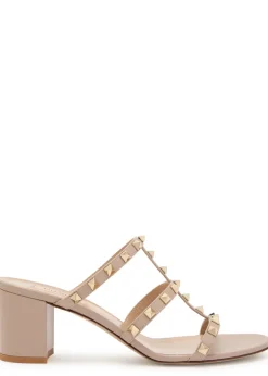 Rockstud 60 leather mules