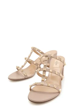 Rockstud 60 leather mules