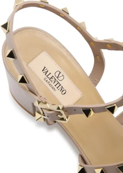 Rockstud 60 leather sandals