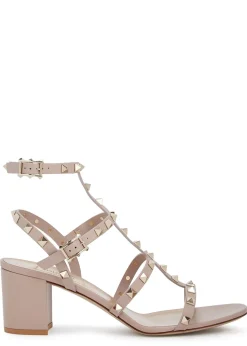 Rockstud 60 leather sandals