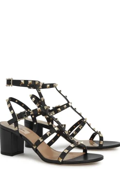 Rockstud 60 leather sandals