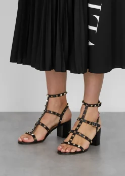 Rockstud 60 leather sandals